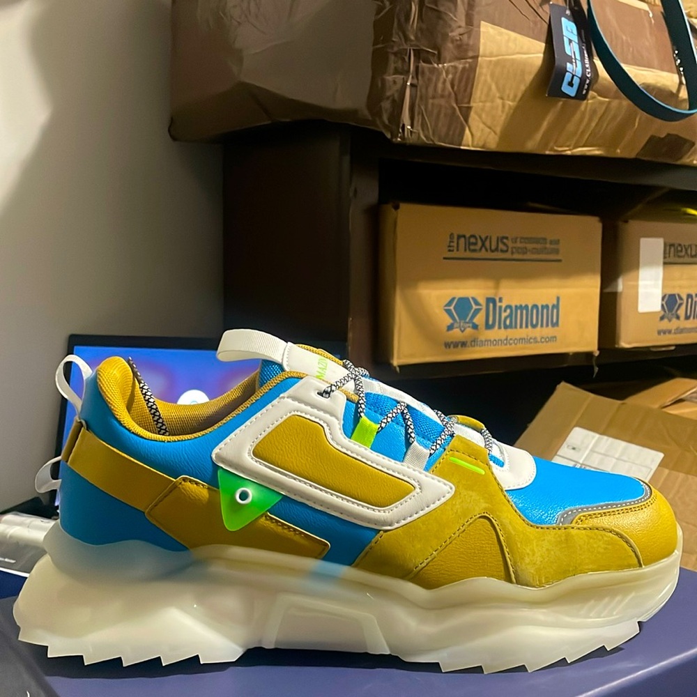 Mazino-Lava Sky/Yellow sneakers